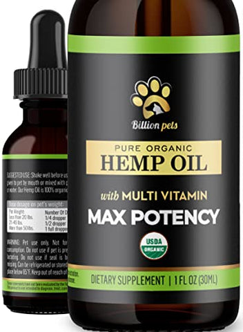Billion Pets - Hemp Oil for Dogs and Cats - Hip and Joint Support