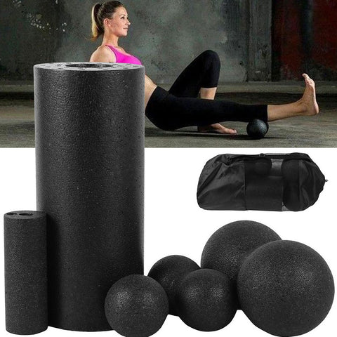 5pcs Yoga/Pilates Massage Roller Set