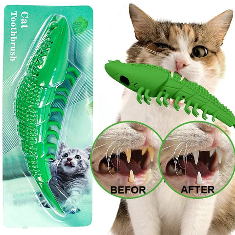 Cat Toothbrush Catnip Toy